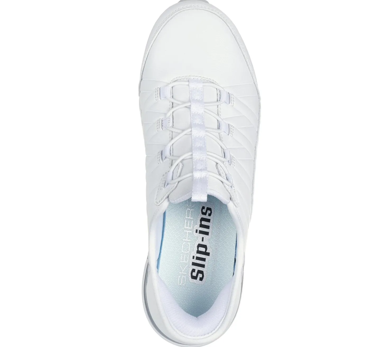 Hands Free Slip-Ins|Casual Sneakers<SKECHERS Slip-ins: Exhilarate - Zephyr WHITE / SILVER