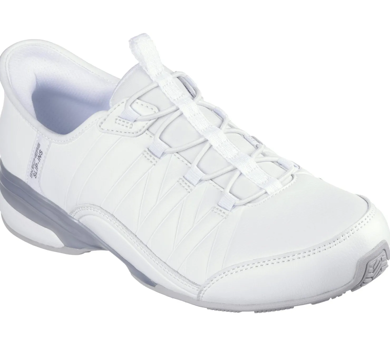 Hands Free Slip-Ins|Casual Sneakers<SKECHERS Slip-ins: Exhilarate - Zephyr WHITE / SILVER