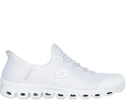 Hands Free Slip-Ins|Casual Sneakers<SKECHERS Slip-ins: Glide-Step - Pursuit WHITE / SILVER