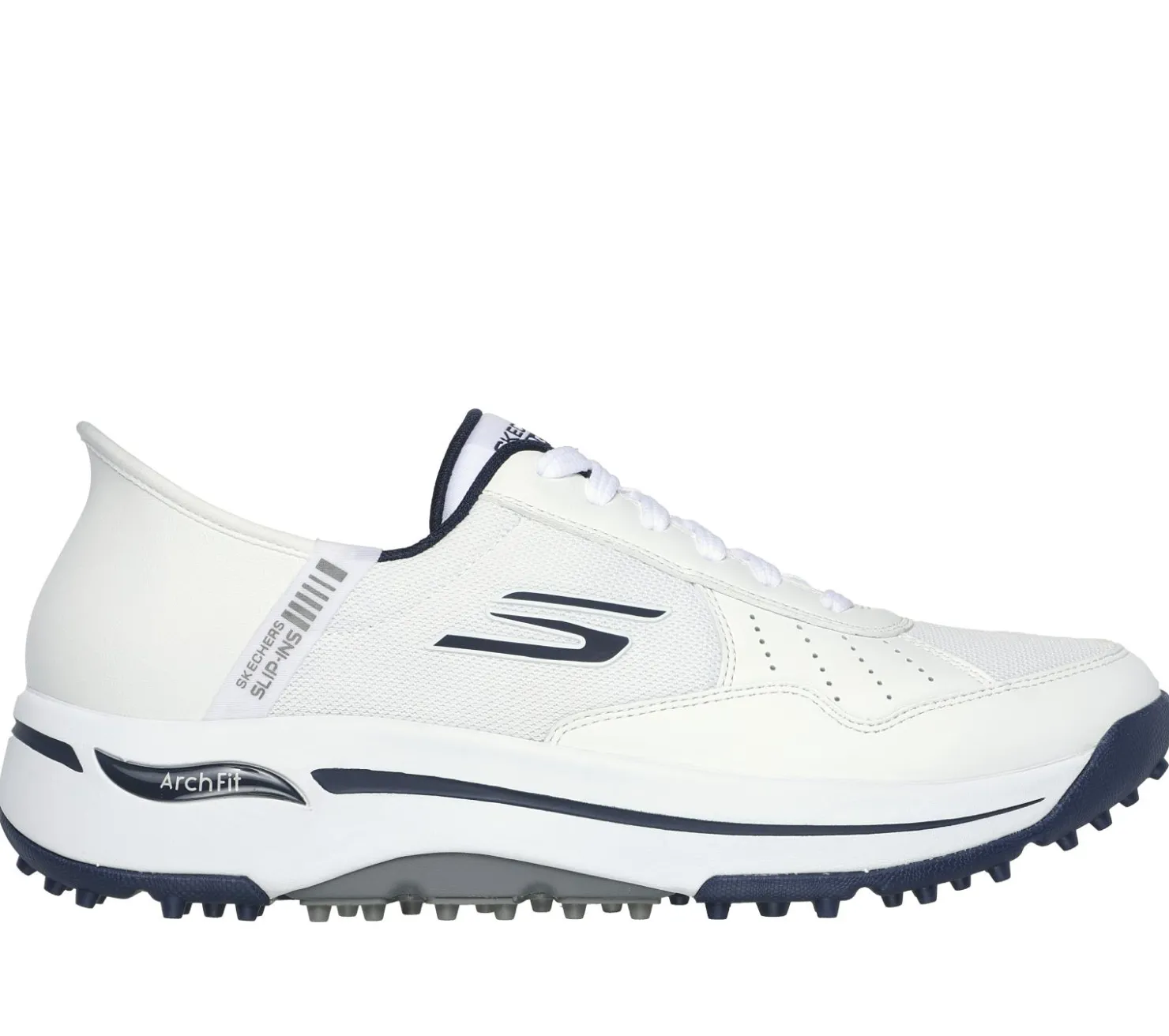 Hands Free Slip-Ins<SKECHERS Slip-ins: GO GOLF Arch Fit - Line Up WHITE / NAVY