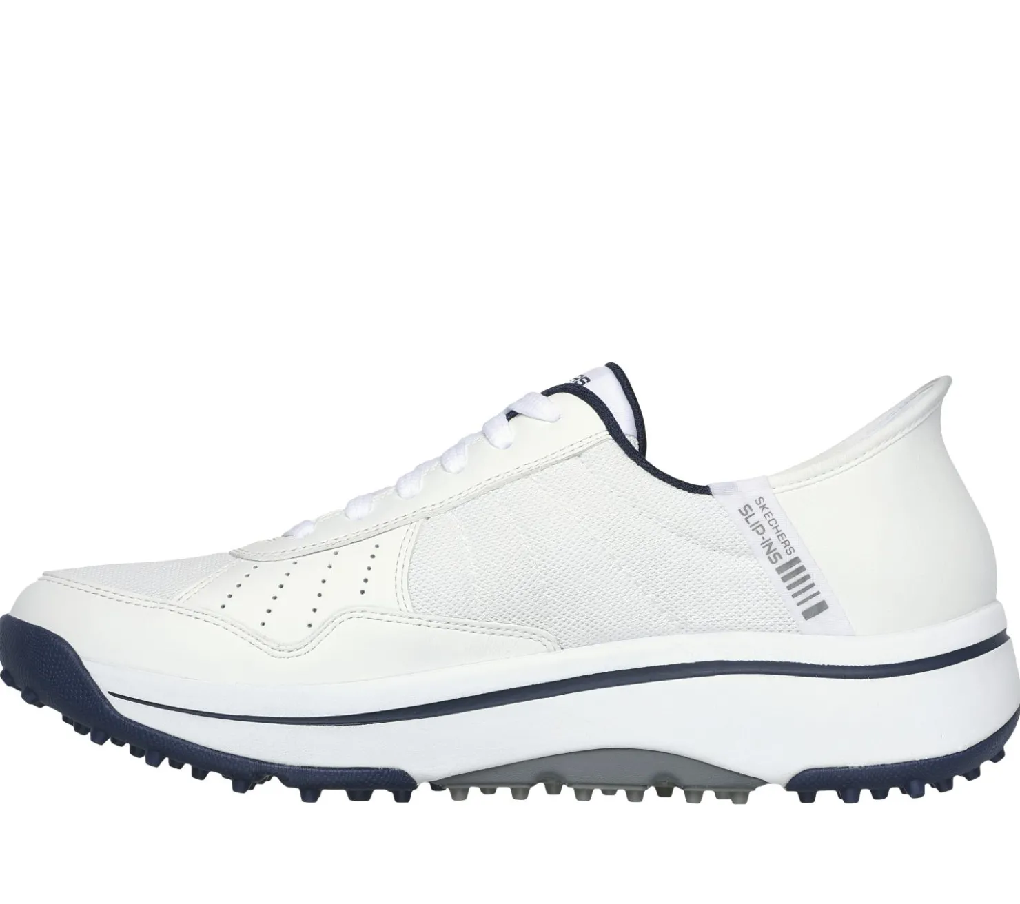 Hands Free Slip-Ins<SKECHERS Slip-ins: GO GOLF Arch Fit - Line Up WHITE / NAVY