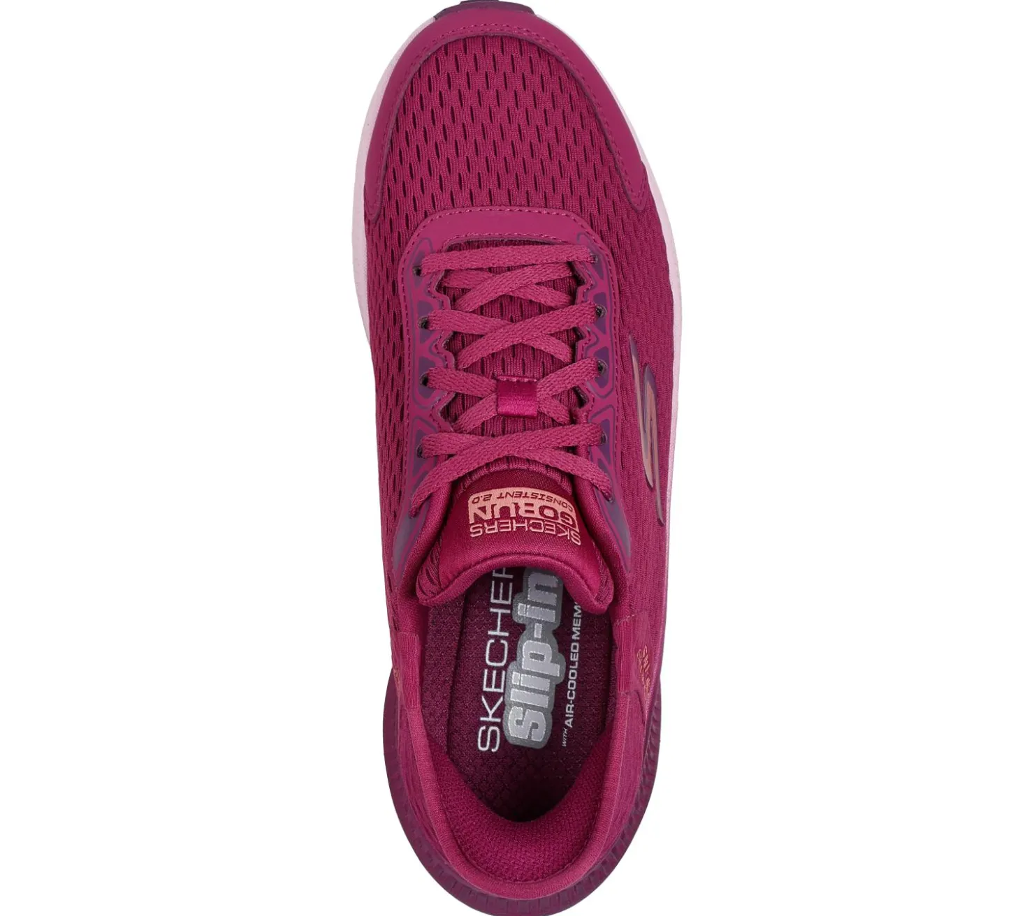 Hands Free Slip-Ins|Athletic Sneakers<SKECHERS Slip-ins: GO RUN Consistent 2.0 - Cameroon RASPBERRY