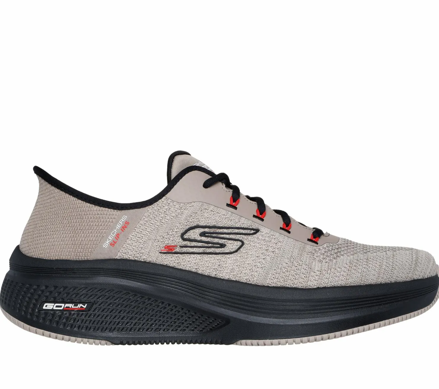 Hands Free Slip-Ins|Athletic Sneakers<SKECHERS Slip-ins: GO RUN Elevate 2.0 TAUPE / BLACK