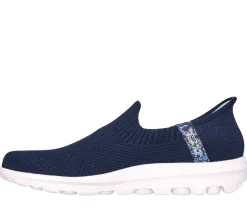 Hands Free Slip-Ins|Casual Sneakers<SKECHERS Slip-ins: GO WALK Travel - Tahiti Sunset NAVY
