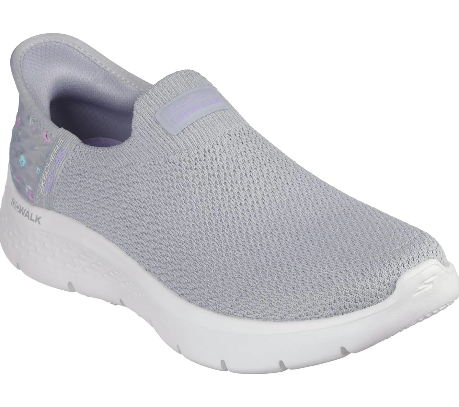 Hands Free Slip-Ins|Casual Sneakers<SKECHERS Slip-ins: GO WALK Flex - Sunset Rose GRAY / LAVENDER