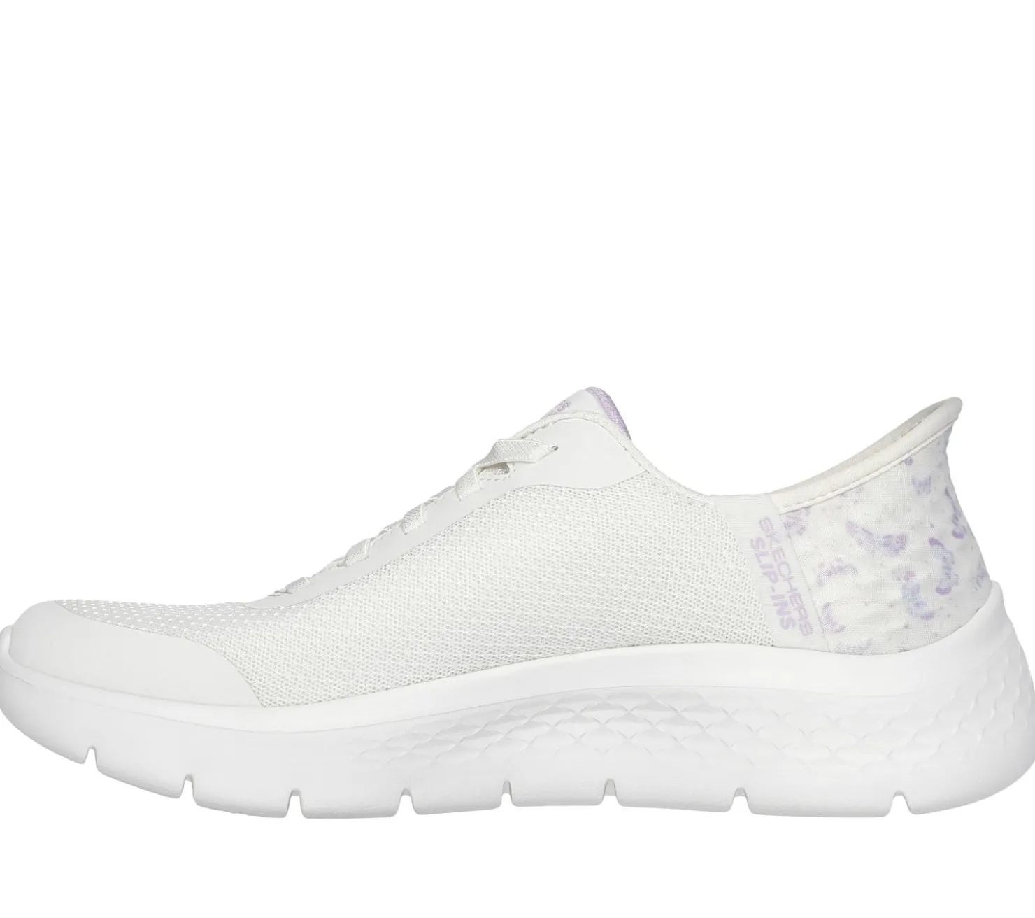 Hands Free Slip-Ins|Athletic Sneakers<SKECHERS Slip-ins: GO WALK Flex - Eva NATURAL / PURPLE