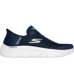 Hands Free Slip-Ins|Casual Sneakers<SKECHERS Slip-ins: GO WALK Flex - Grand Entry NAVY / WHITE