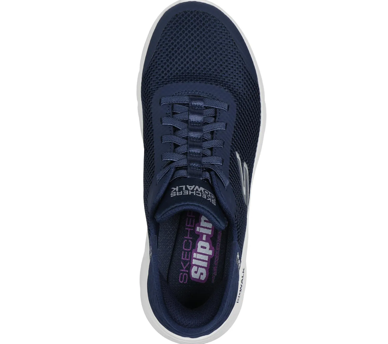 Hands Free Slip-Ins|Casual Sneakers<SKECHERS Slip-ins: GO WALK Flex - Grand Entry NAVY / WHITE