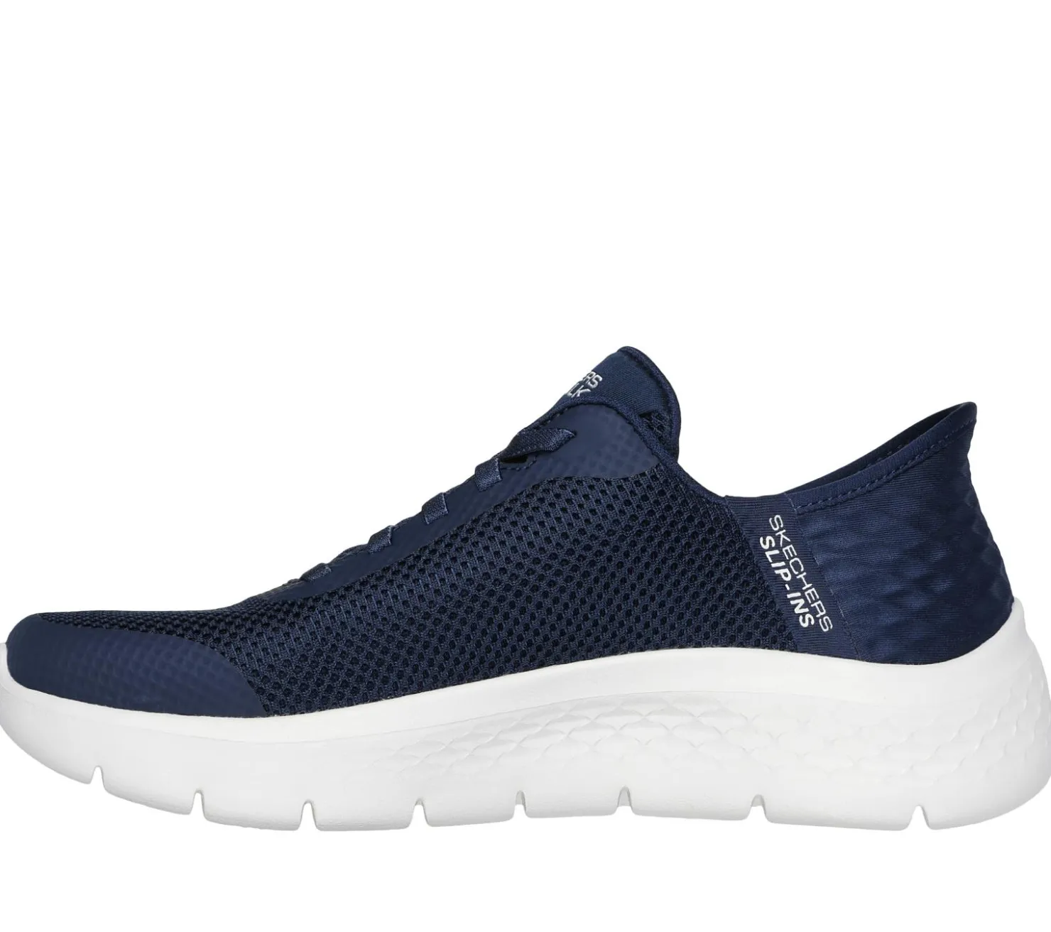 Hands Free Slip-Ins|Casual Sneakers<SKECHERS Slip-ins: GO WALK Flex - Grand Entry NAVY / WHITE