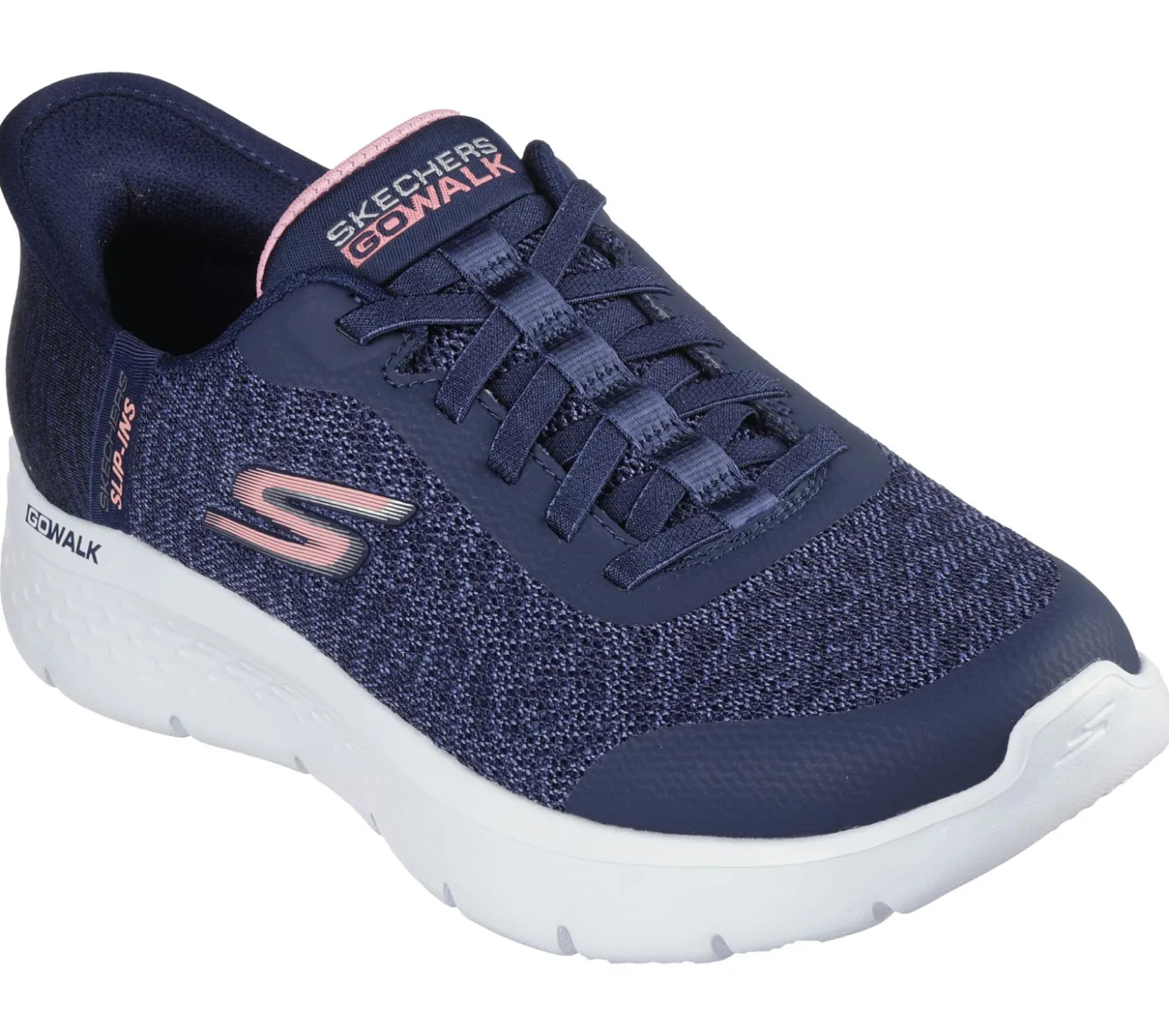 Hands Free Slip-Ins|Athletic Sneakers<SKECHERS Slip-ins: GO WALK Flex - Kaylee NAVY / PINK
