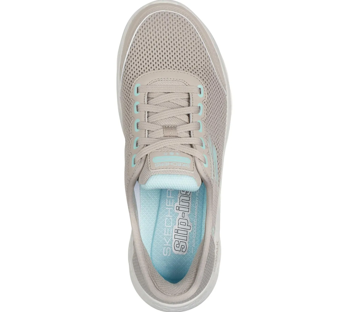 Hands Free Slip-Ins|Athletic Sneakers<SKECHERS Slip-ins: GO WALK Flex - Clear Creek TAUPE