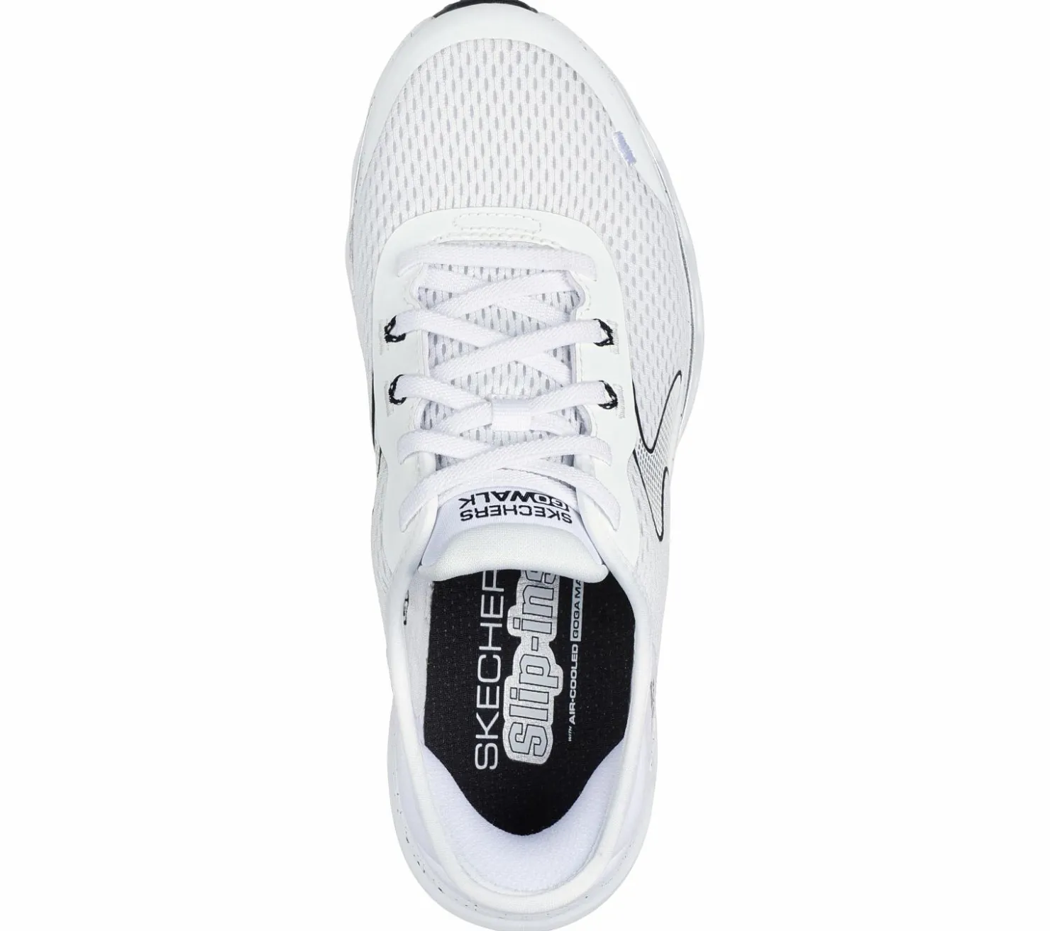 Hands Free Slip-Ins|Athletic Sneakers<SKECHERS Slip-ins: GO WALK Glide-Step 2.0 WHITE / BLACK