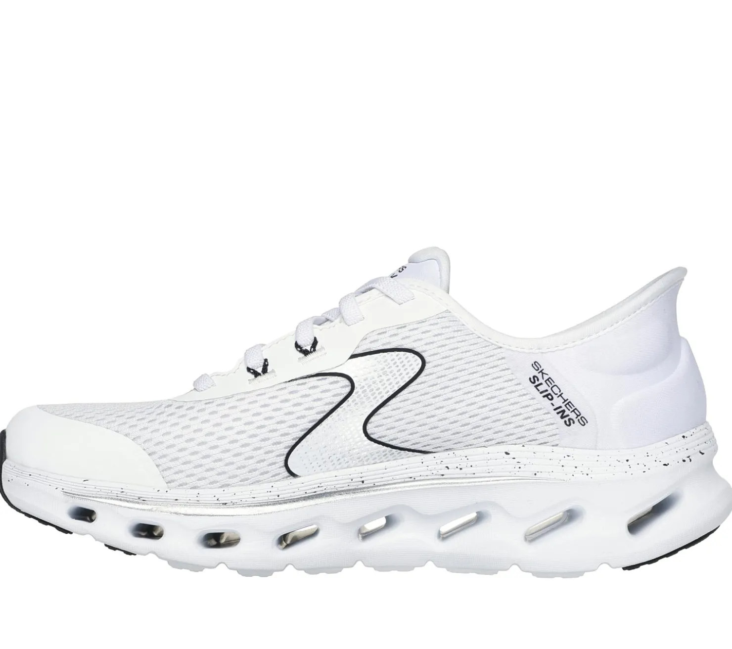 Hands Free Slip-Ins|Athletic Sneakers<SKECHERS Slip-ins: GO WALK Glide-Step 2.0 WHITE / BLACK