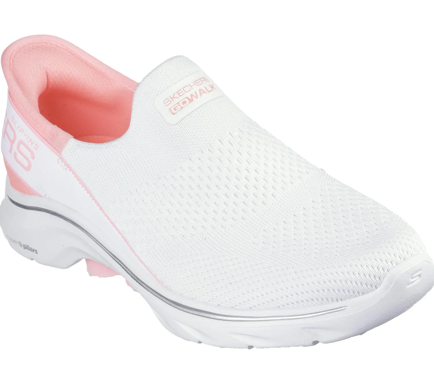 Hands Free Slip-Ins<SKECHERS Slip-ins: GO WALK 7 - Mia WHITE / PINK