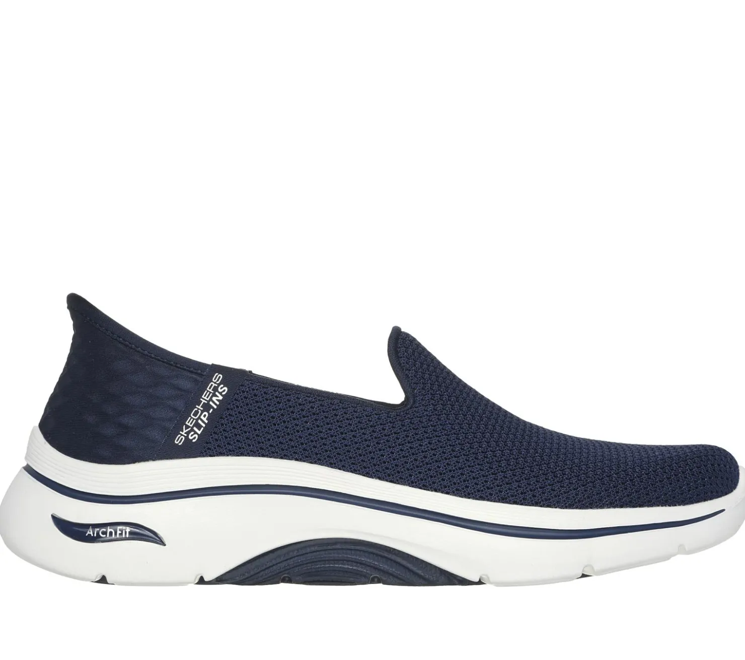 Hands Free Slip-Ins|Casual Sneakers<SKECHERS Slip-Ins: GO WALK Arch Fit 2.0 - Delara NAVY / WHITE
