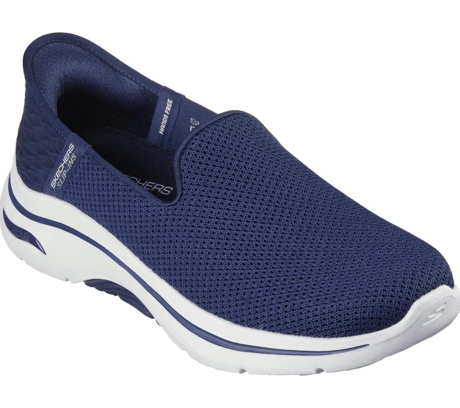 Hands Free Slip-Ins|Casual Sneakers<SKECHERS Slip-Ins: GO WALK Arch Fit 2.0 - Delara NAVY / WHITE