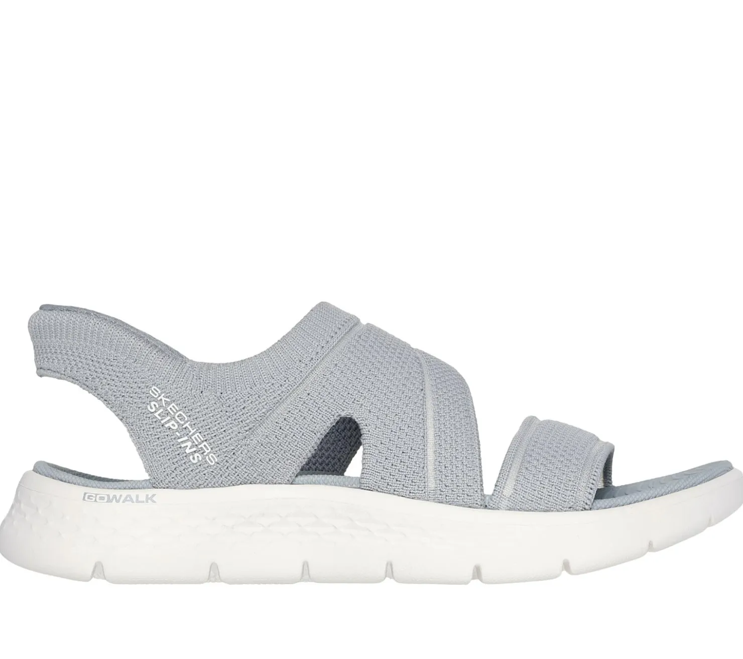Hands Free Slip-Ins|Sandals<SKECHERS Slip-ins: GO WALK Flex Sandal - Enticing GRAY