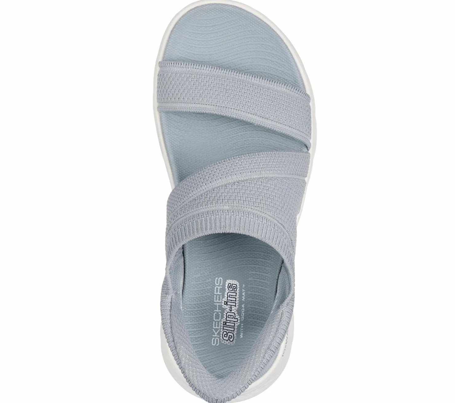 Hands Free Slip-Ins|Sandals<SKECHERS Slip-ins: GO WALK Flex Sandal - Enticing GRAY