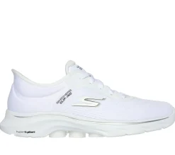 Hands Free Slip-Ins|Athletic Sneakers<SKECHERS Slip-ins: GO WALK 7 - Valin WHITE / BLACK