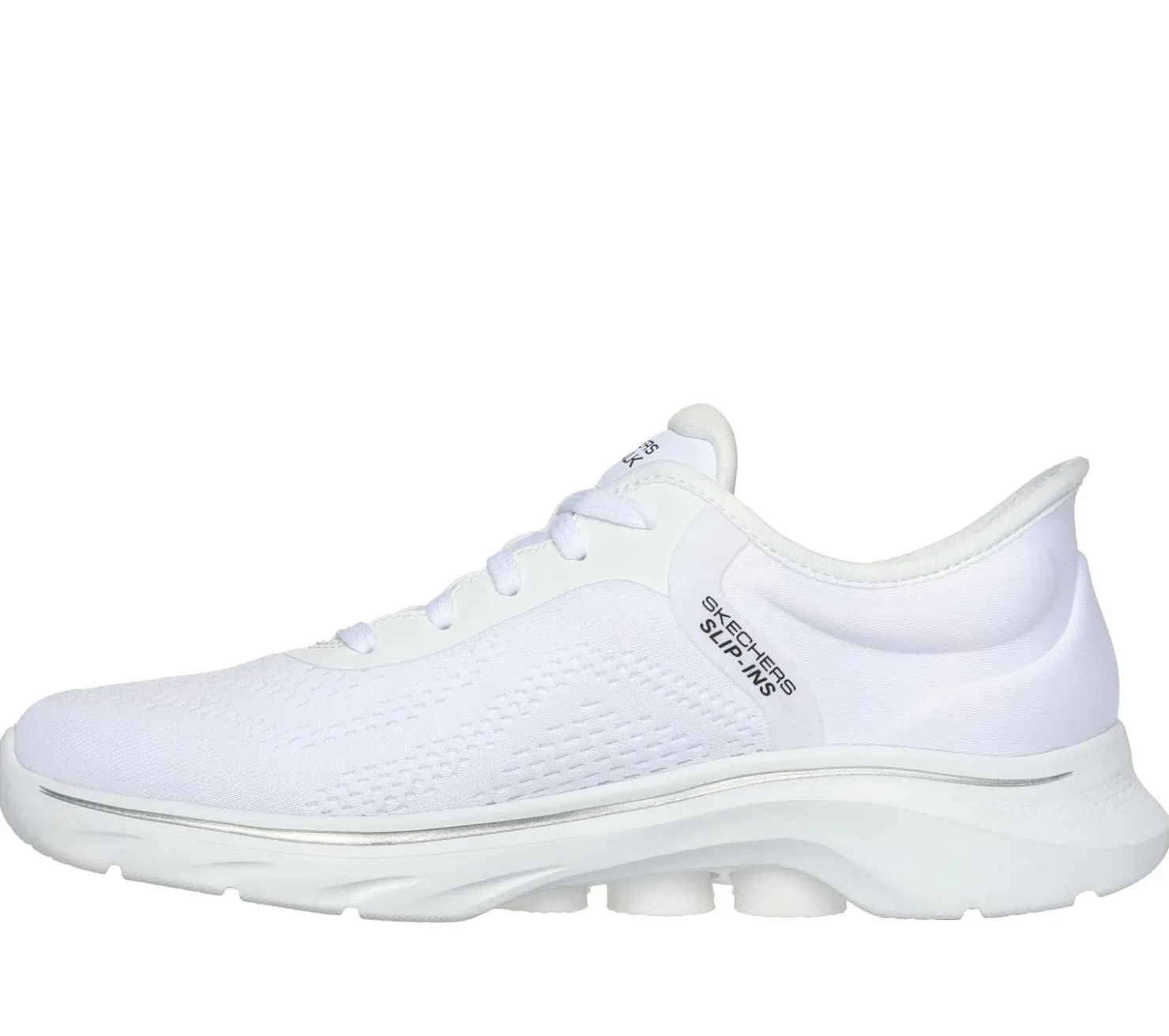 Hands Free Slip-Ins|Athletic Sneakers<SKECHERS Slip-ins: GO WALK 7 - Valin WHITE / BLACK