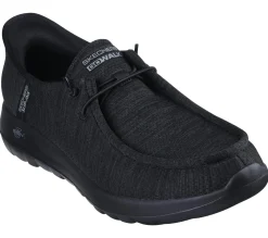 Hands Free Slip-Ins|Boat Shoes<SKECHERS Slip-ins: GO WALK Max - Free Hands BLACK