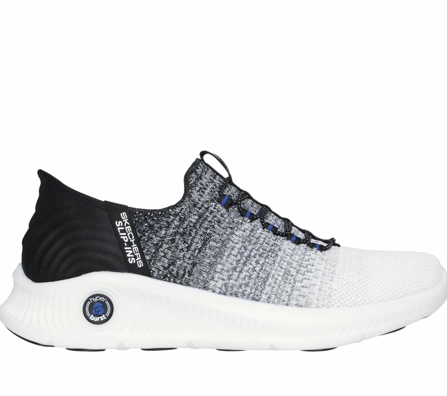 Hands Free Slip-Ins|Athletic Sneakers<SKECHERS Slip-ins: GO WALK Anywhere - Amir WHITE / BLACK