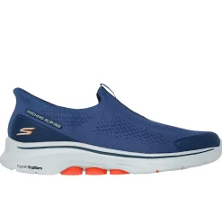 Athletic Sneakers|Hands Free Slip-Ins<SKECHERS Slip-ins: GO WALK 7 - Easy On Evolution NAVY