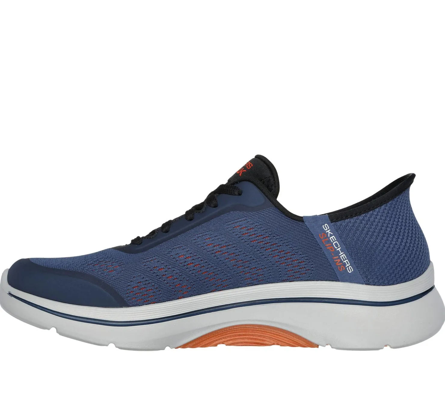 Hands Free Slip-Ins|Casual Sneakers<SKECHERS Slip-ins: GO WALK Arch Fit 2.0 - Simplicity 2.5 NAVY / ORANGE
