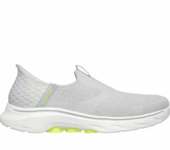 Hands Free Slip-Ins|Athletic Sneakers<SKECHERS Slip-ins: GO WALK 7 - Easy On 2 GRAY / YELLOW