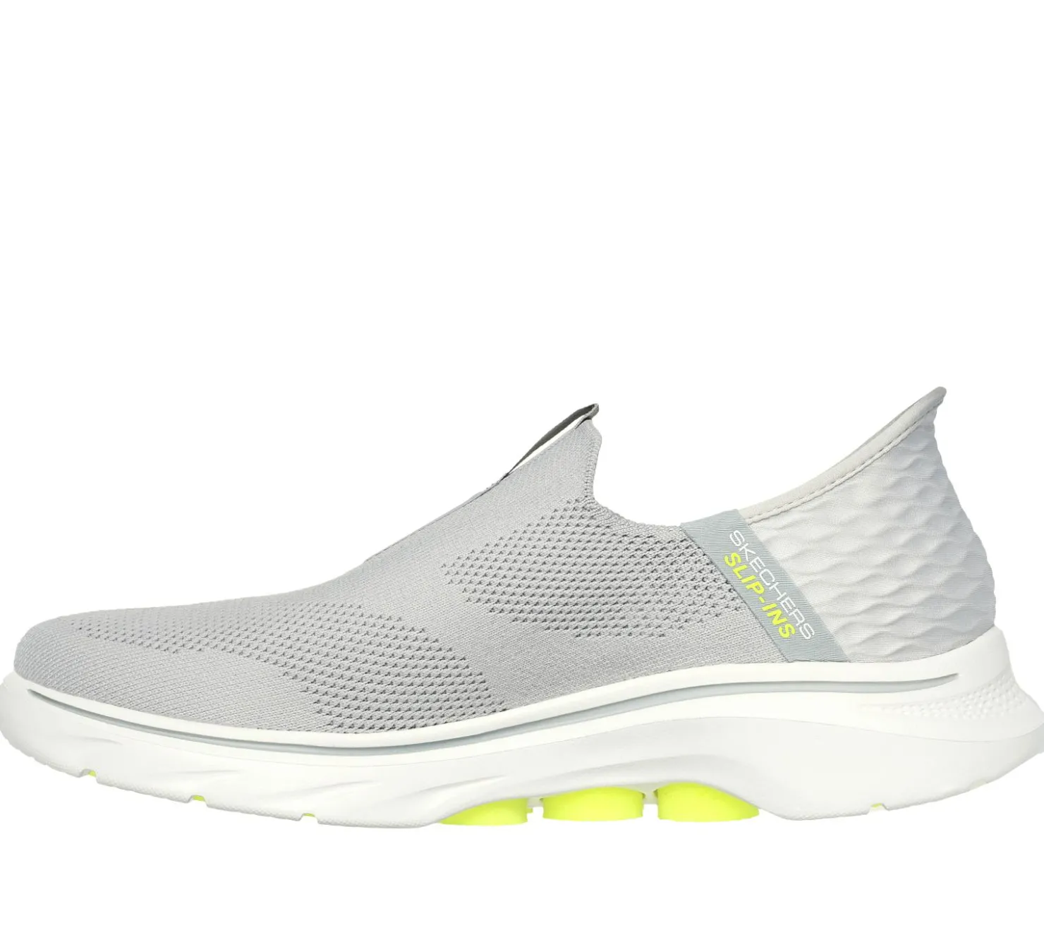 Hands Free Slip-Ins|Athletic Sneakers<SKECHERS Slip-ins: GO WALK 7 - Easy On 2 GRAY / YELLOW