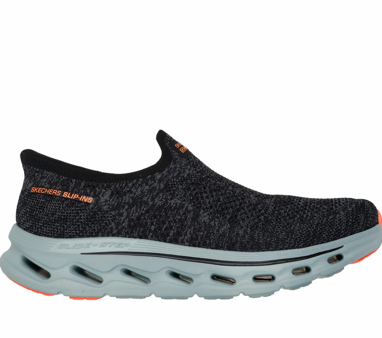 Hands Free Slip-Ins<SKECHERS Slip-ins: GO Walk Glide-Step 2.0 - Caleb BLACK / GRAY