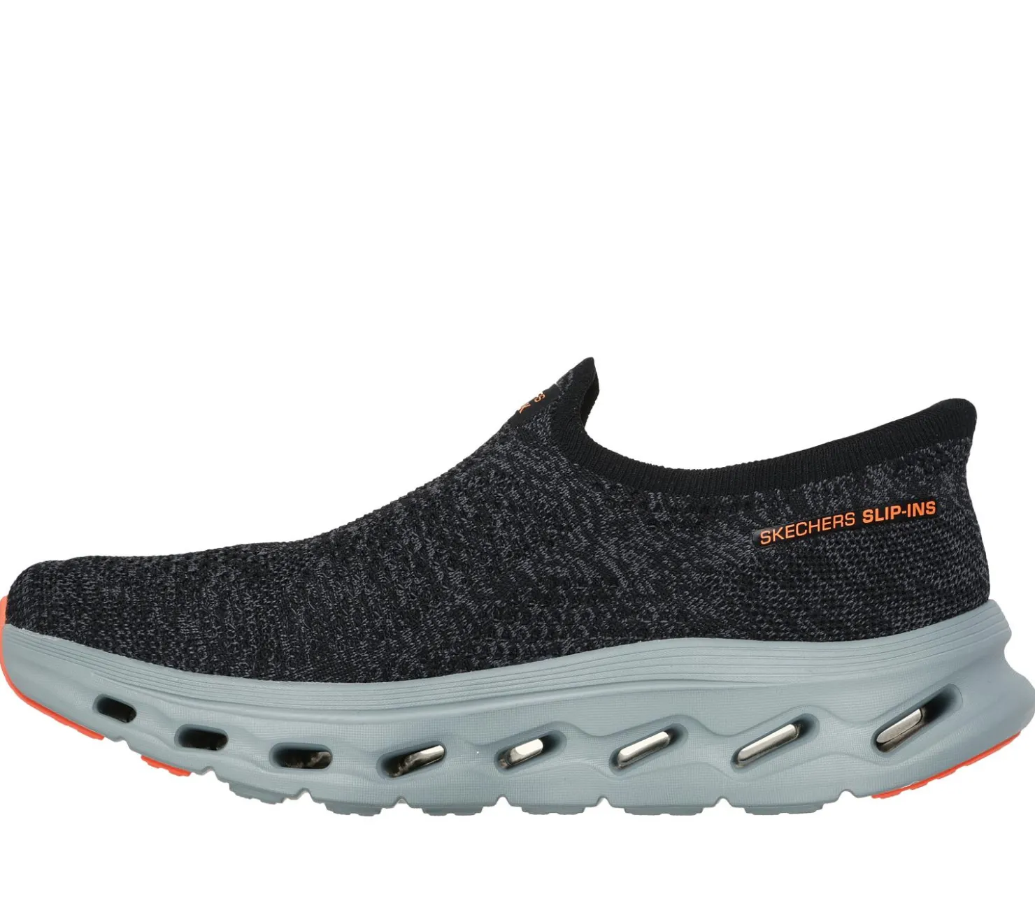 Hands Free Slip-Ins<SKECHERS Slip-ins: GO Walk Glide-Step 2.0 - Caleb BLACK / GRAY