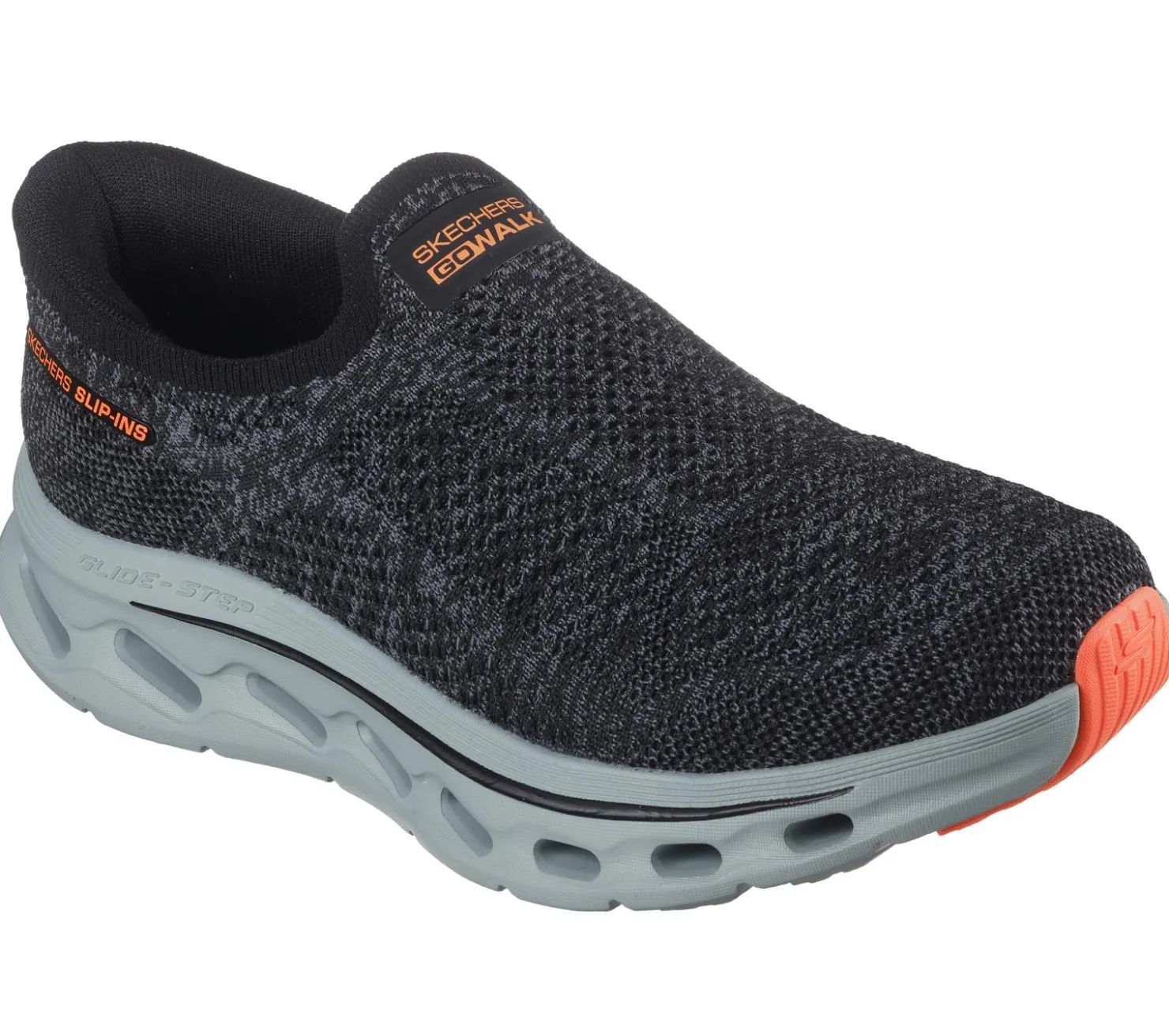 Hands Free Slip-Ins<SKECHERS Slip-ins: GO Walk Glide-Step 2.0 - Caleb BLACK / GRAY