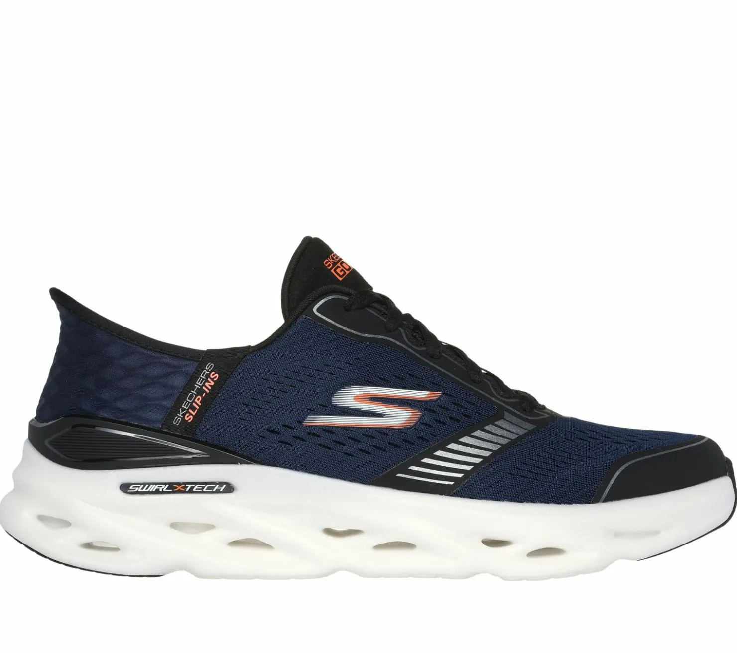 Hands Free Slip-Ins|Athletic Sneakers<SKECHERS Slip-ins: GR Swirl Tech Speed - Surpass NAVY / ORANGE