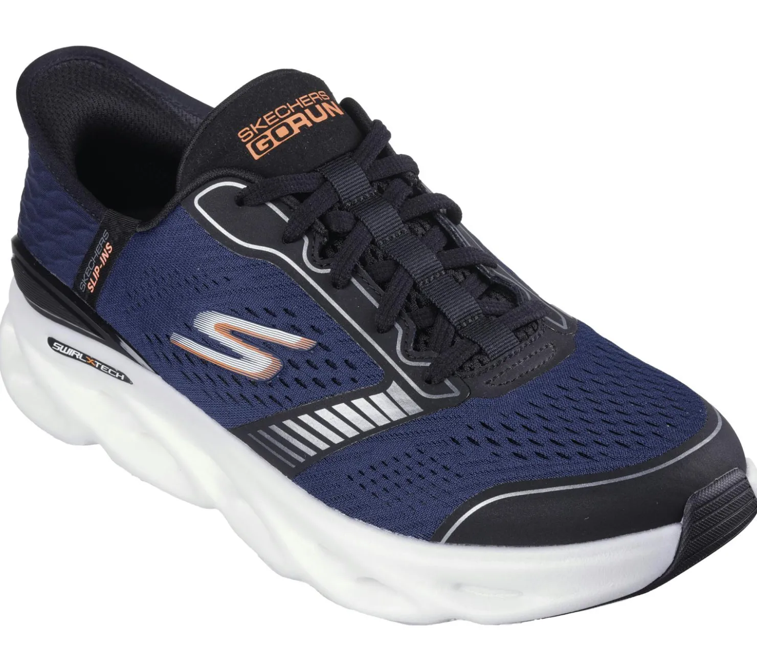 Hands Free Slip-Ins|Athletic Sneakers<SKECHERS Slip-ins: GR Swirl Tech Speed - Surpass NAVY / ORANGE