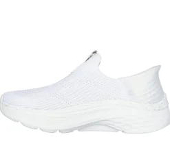 Hands Free Slip-Ins|Athletic Sneakers<SKECHERS Slip-ins: Max Cushioning Arch Fit WHITE / SILVER