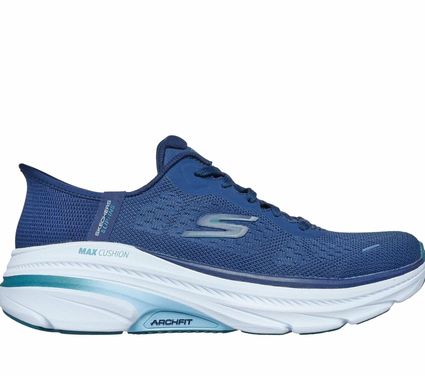 Hands Free Slip-Ins|Athletic Sneakers<SKECHERS Slip-ins: Max Cushioning Arch Fit 2.0 - Antilles NAVY / TEAL