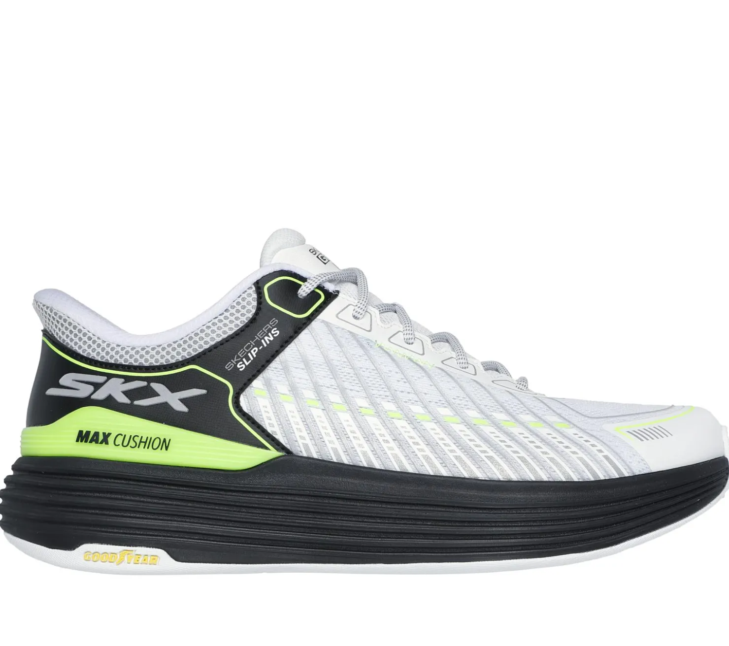 Hands Free Slip-Ins|Athletic Sneakers<SKECHERS Slip-ins: Max Cushioning Suspension WHITE / BLACK
