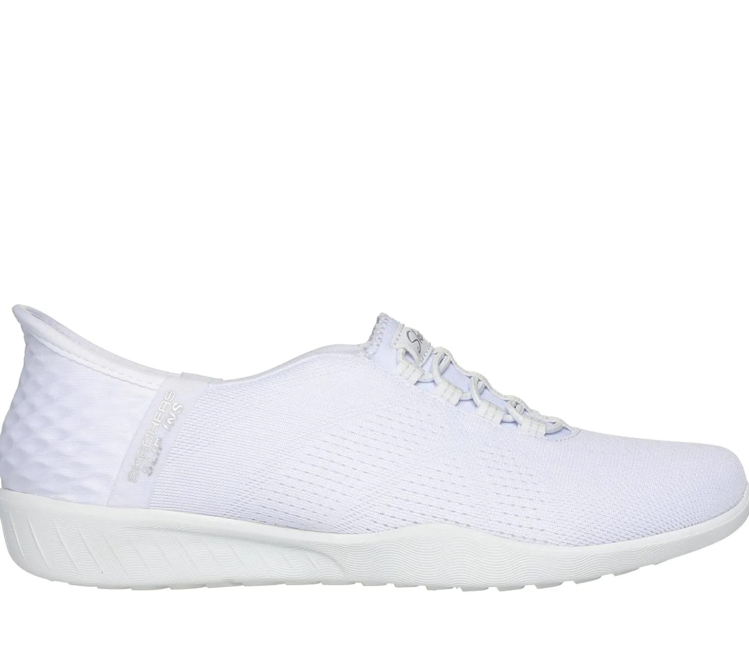 Hands Free Slip-Ins|Casual Sneakers<SKECHERS Slip-ins: Newbury St - Lightly WHITE