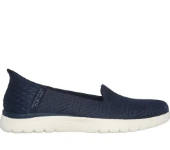 Hands Free Slip-Ins|Flats<SKECHERS Slip-ins: On-the-GO Flex - Clover NAVY / WHITE