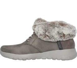 Hands Free Slip-Ins|Boots<SKECHERS Slip-ins: On-the-GO Joy - Cozy Charm DARK TAUPE