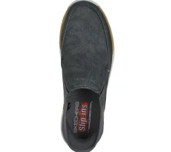 Canvas Shoes|Hands Free Slip-Ins<SKECHERS Slip-ins Relaxed Fit: Expected - Cayson CHARCOAL