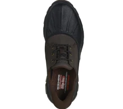 Hands Free Slip-Ins|Casual Sneakers<SKECHERS Slip-ins Relaxed Fit: Respected - Jace CHOCOLATE / BLACK
