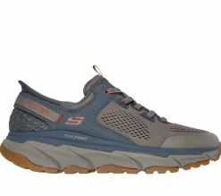 Hands Free Slip-Ins|Athletic Sneakers<SKECHERS Slip-ins Relaxed Fit: D'Lux Journey - Switch Stitch TAN / CHARCOAL
