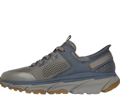 Hands Free Slip-Ins|Athletic Sneakers<SKECHERS Slip-ins Relaxed Fit: D'Lux Journey - Switch Stitch TAN / CHARCOAL