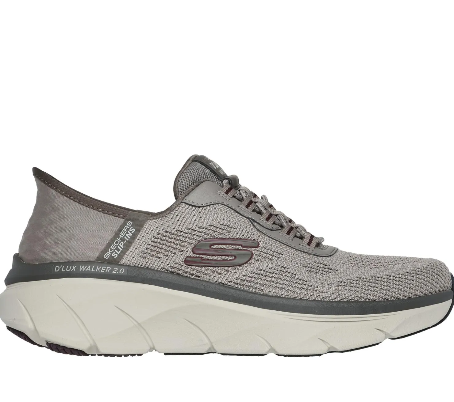Hands Free Slip-Ins<SKECHERS Slip-ins RF: D'Lux Walker 2.0 - Rezinate TAUPE