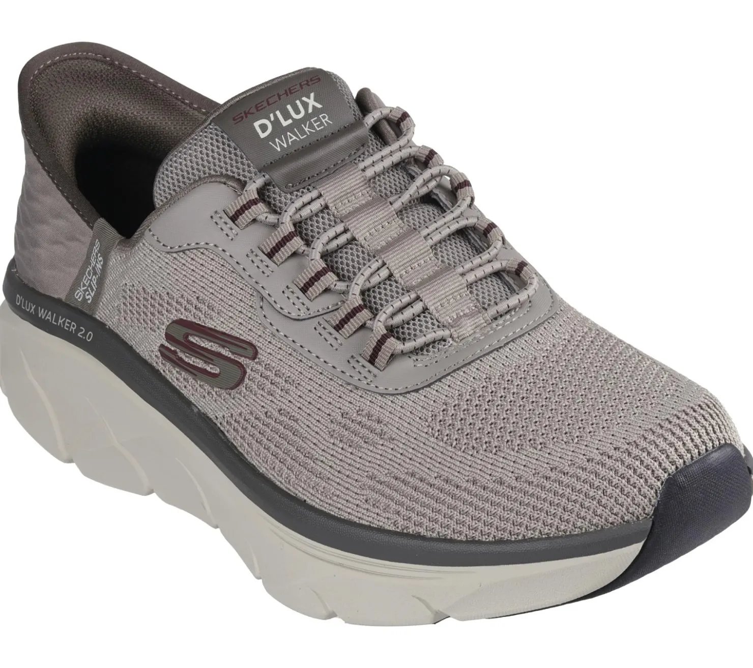Hands Free Slip-Ins<SKECHERS Slip-ins RF: D'Lux Walker 2.0 - Rezinate TAUPE