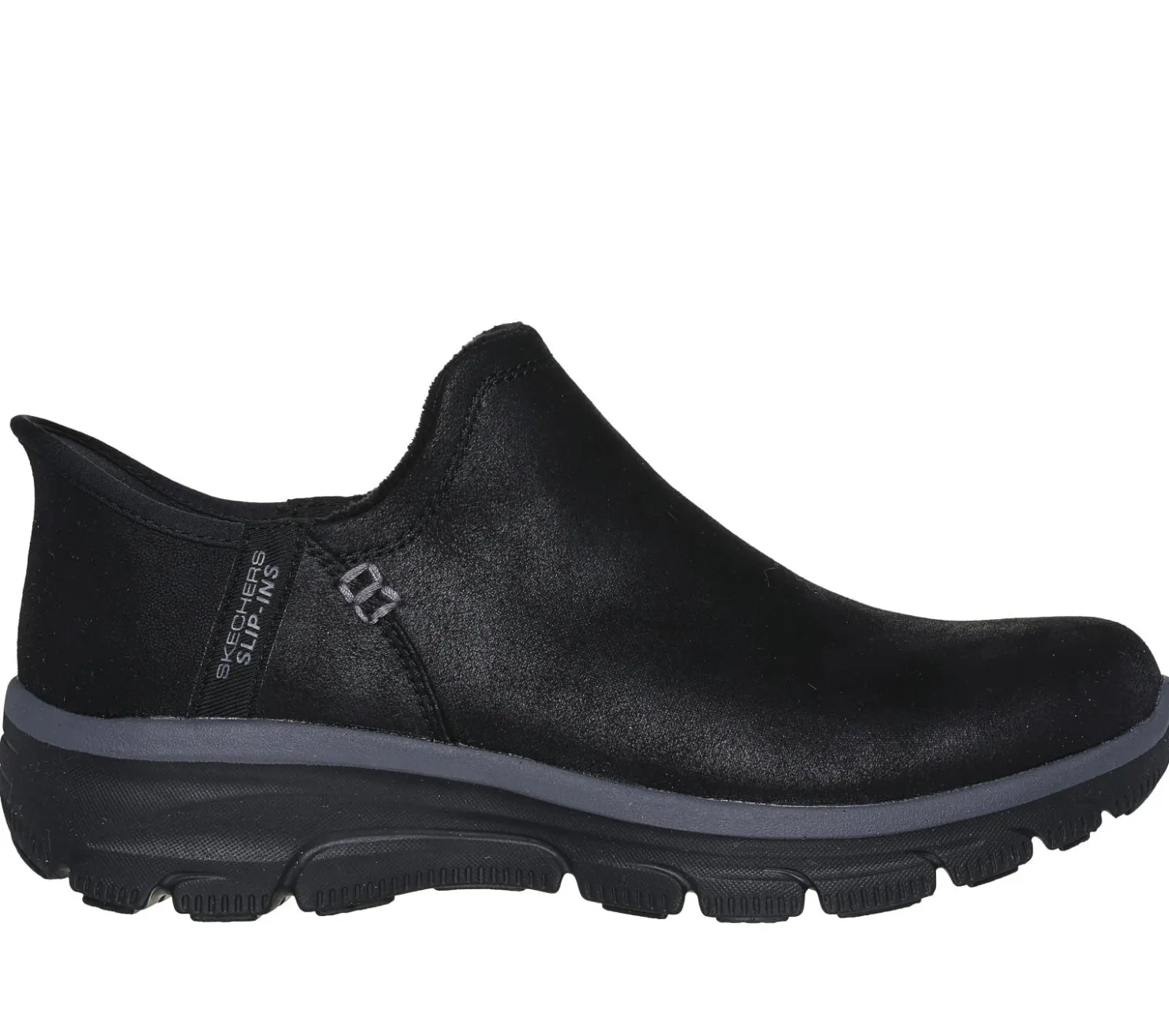 Hands Free Slip-Ins|Boots<SKECHERS Slip-ins RF: Easy Going - Modern Hour BLACK