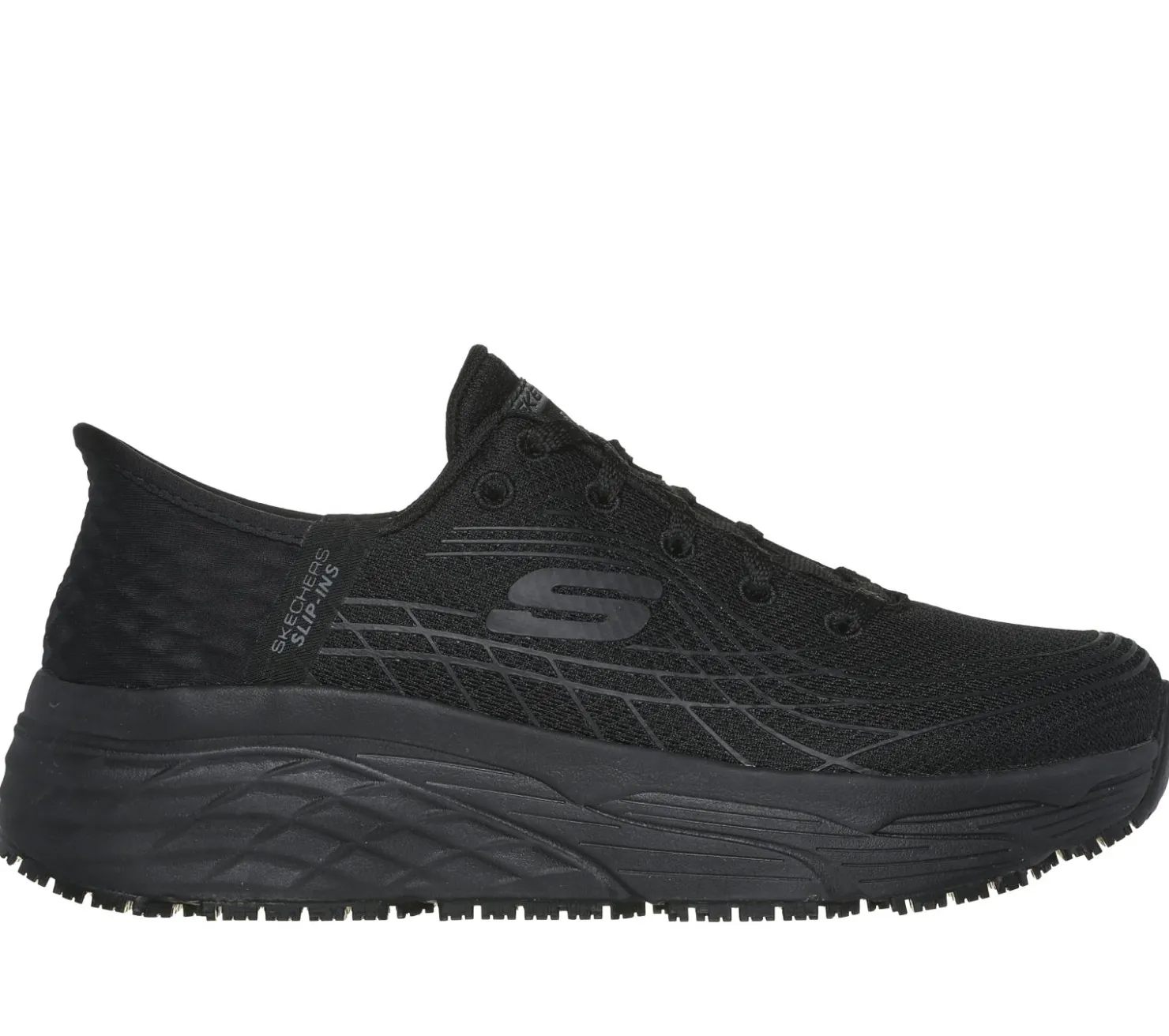 Work & Safety<SKECHERS Slip-ins RF Work: Max Cushioning Elite BLACK