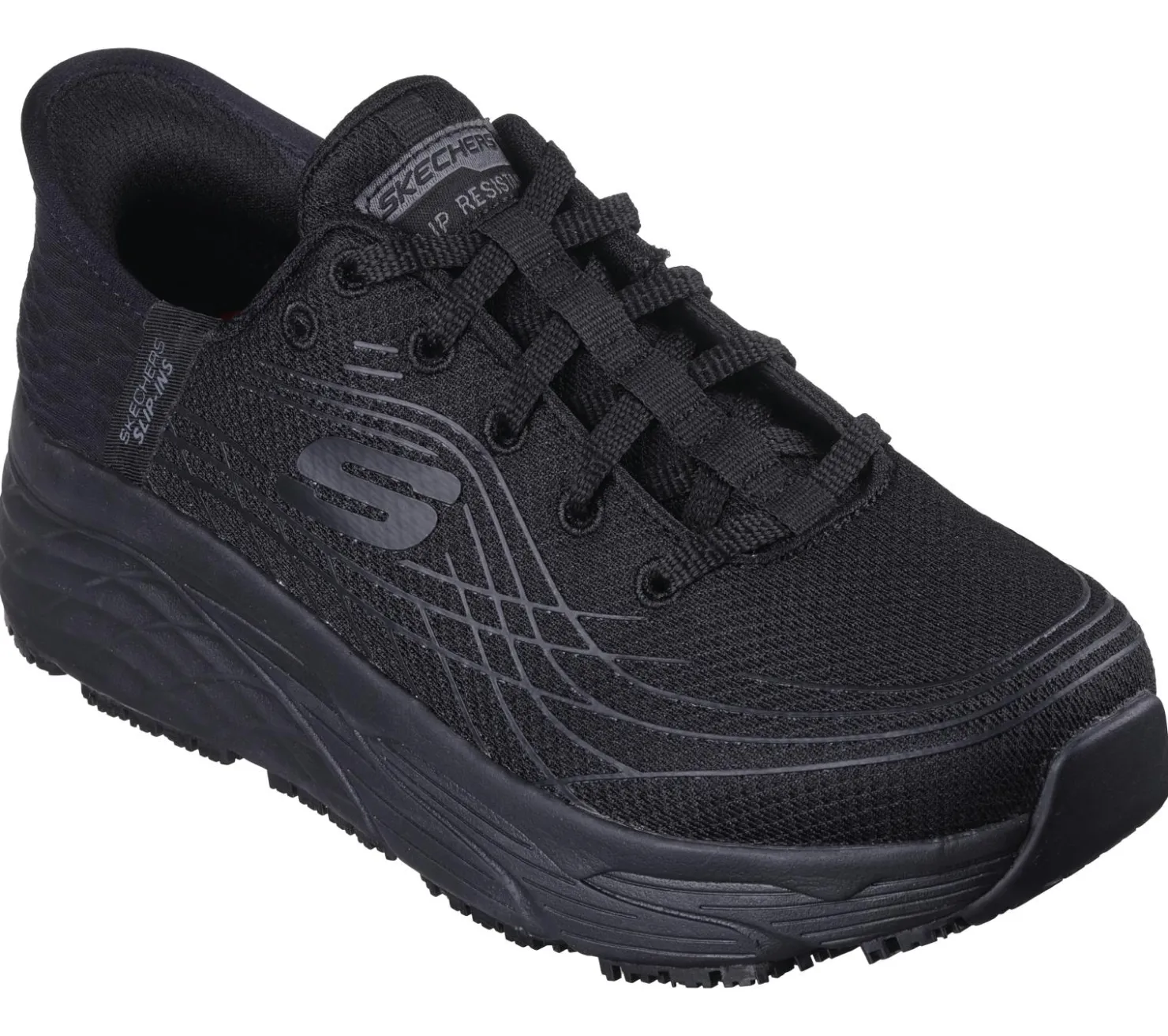 Work & Safety<SKECHERS Slip-ins RF Work: Max Cushioning Elite BLACK